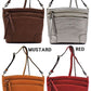 Fashion Multi Zip Pocket Crossbody Bag