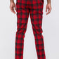 Weiv Mens Plaid Trouser Pants