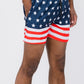 American Flag Swim Shorts