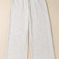 Elastic Waist Active Pants with Pockets