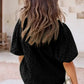 Women Embroidered Hollow-out Puff Sleeve Blous