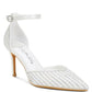 Wanda Pearls & Sequins Embellished Sandals