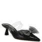 Freja Embellished Bow Kitten Heels