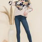 Celeste Full Size Camo Print Contrast Long Sleeve T-Shirt