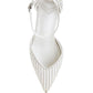 Wanda Pearls & Sequins Embellished Sandals