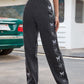 Embroidered Butterfly Jeans with Pockets