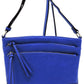 Fashion Multi Zip Pocket Crossbody Bag