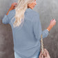 Button Down Collared Neck Long Sleeve Shirt