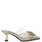 Freja Embellished Bow Kitten Heels