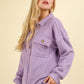 VERY J Collared Half Button Knit Top with Pockets
