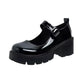 Vintage Japanese Style Black Shoes