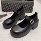Vintage Japanese Style Black Shoes