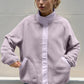 Double Take Snap Down Raglan Sleeve Jacket with Pockets