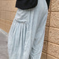 Drawstring Wide Leg Jeans with Pockets