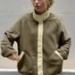 Double Take Snap Down Raglan Sleeve Jacket with Pockets