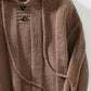Drawstring Long Sleeve Hooded Sweater