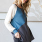 HOPELY Color Block Long Sleeve T-Shirt