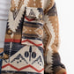 Geometric Button Up Long Sleeve Jacket