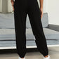 Drawstring Contrast Joggers with Pockets