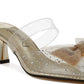 Freja Embellished Bow Kitten Heels