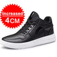 Elevator Shoes for Fashion Men Black Casual Sneakers Men